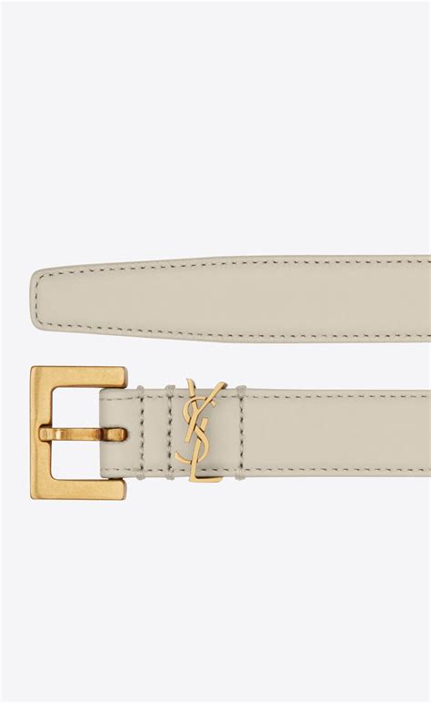 ysl monogram square buckled belt|saint laurent ysl belt.